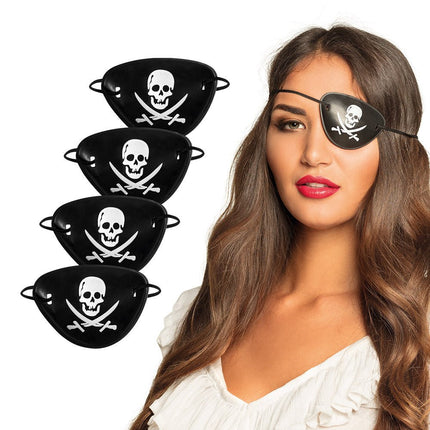 Piraten Accessoires Ooglapjes 4st van Boland koop je bij Partywinkel