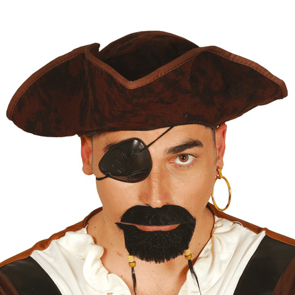 Piraten Hoed Bruin van Fiestas Guirca koop je bij Partywinkel