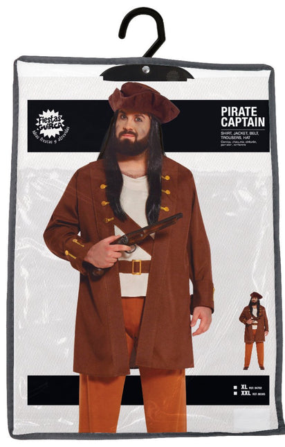 Piraten Kostuum Bruin van Fiestas Guirca koop je bij Partywinkel
