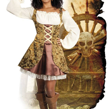Piraten Kostuum Dames Deluxe van Boland koop je bij Partywinkel