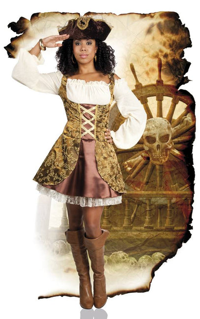 Piraten Kostuum Dames Deluxe van Boland koop je bij Partywinkel