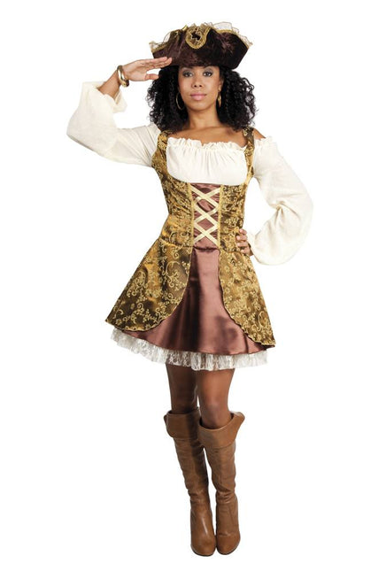 Piraten Kostuum Dames Deluxe van Boland koop je bij Partywinkel