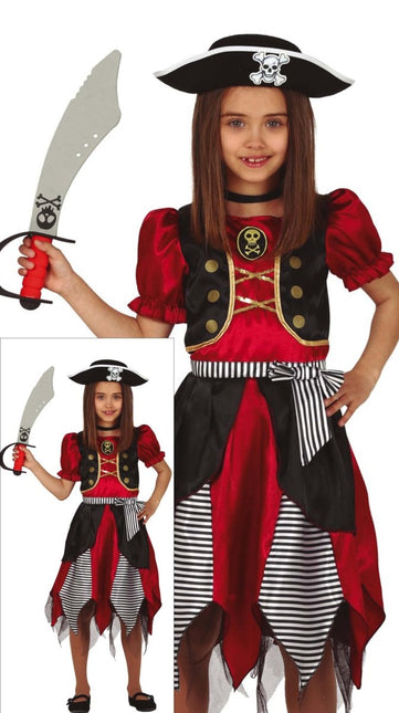 Piraten Kostuum Kind Rood van Fiestas Guirca koop je bij Partywinkel