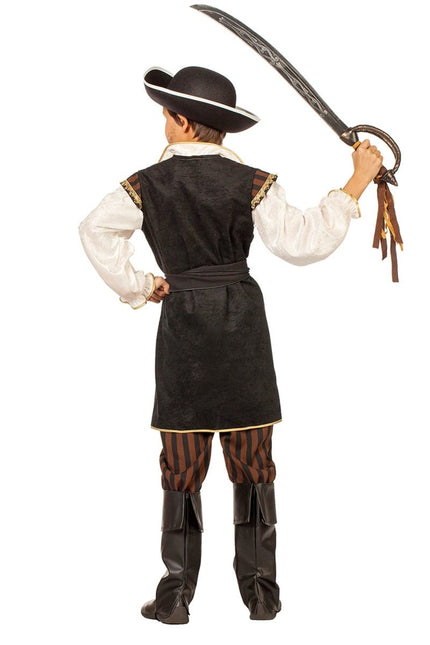 Piraten Kostuum Zwart Kind van Wilbers & Wilbers koop je bij Partywinkel