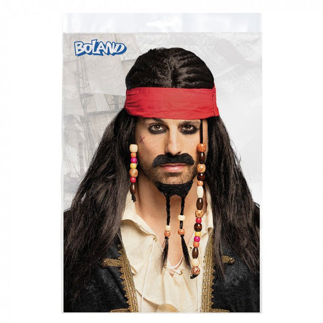 Piraten Pruik Set van Boland koop je bij Partywinkel