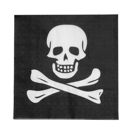 Piraten Servetten Classic Papier 33cm van Boland koop je bij Partywinkel
