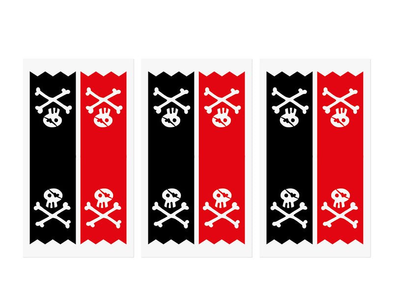 Piraten Uitdeelzakjes 18cm 6st van Partydeco koop je bij Partywinkel