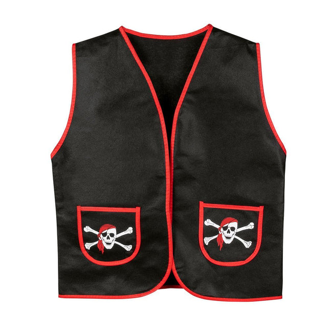Piraten Vest Jongen 4/6 jaar van Boland koop je bij Partywinkel