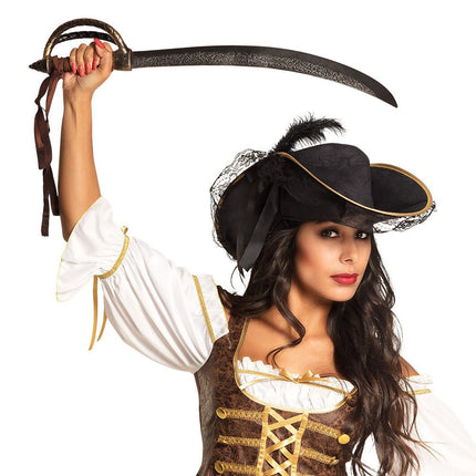 Piraten Zwaard Deluxe 70cm van Boland koop je bij Partywinkel