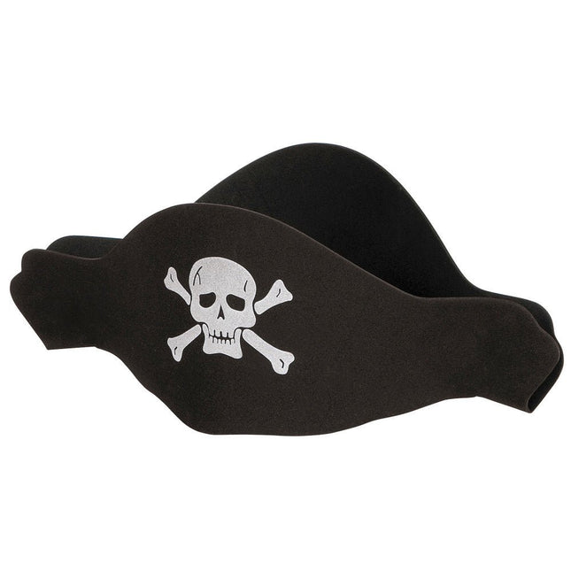 Piratenhoed Zwart van Unique koop je bij Partywinkel