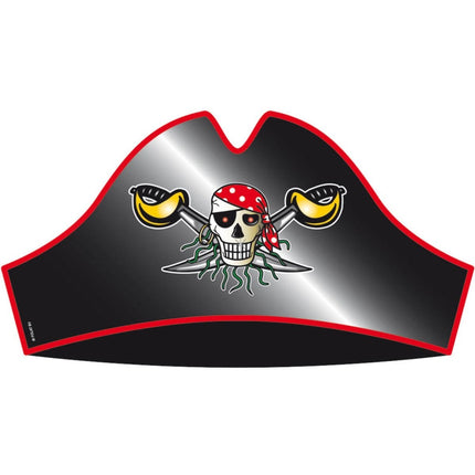 Piratenhoeden 8st van Folat koop je bij Partywinkel