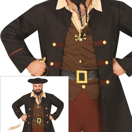 Piratenpak Bruin Heren van Fiestas Guirca koop je bij Partywinkel