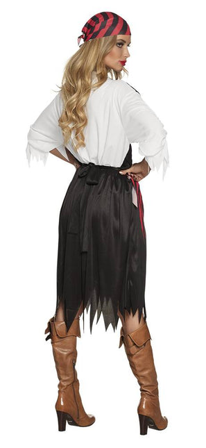 Piratenpak Dames Rood M van Boland koop je bij Partywinkel