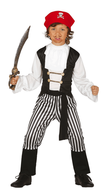 Piratenpak Kind Gestreept van Fiestas Guirca koop je bij Partywinkel
