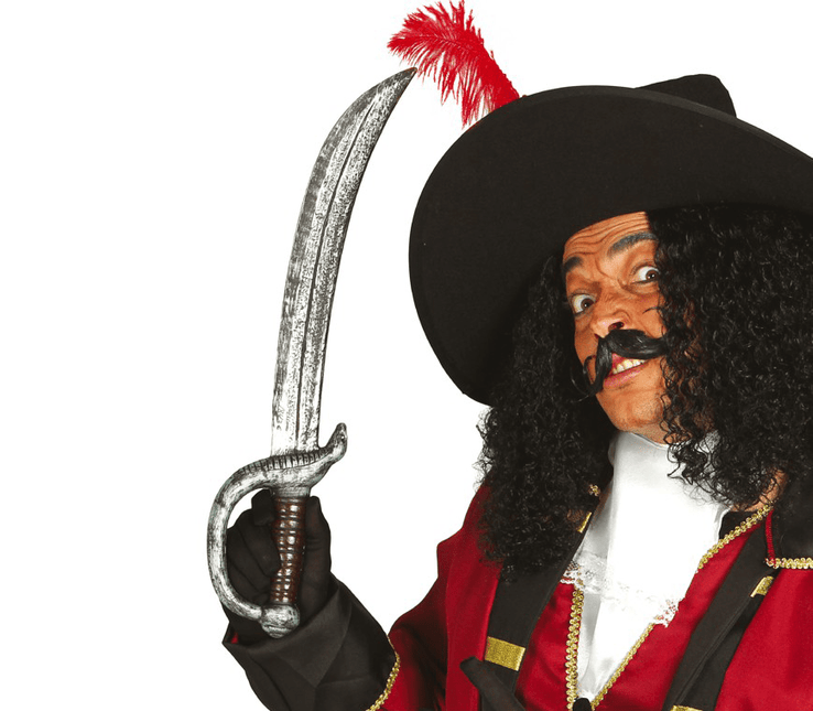 Piratenzwaard Zilver 52cm van Fiestas Guirca koop je bij Partywinkel