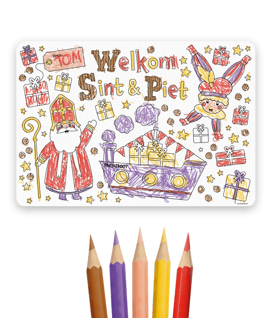 Placemat - Sinterklaas van Paper Dreams koop je bij Partywinkel