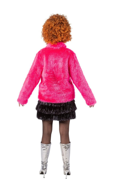 Pluche Jas Dames Roze van Orlob koop je bij Partywinkel