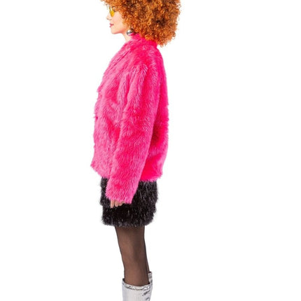 Pluche Jas Dames Roze van Orlob koop je bij Partywinkel