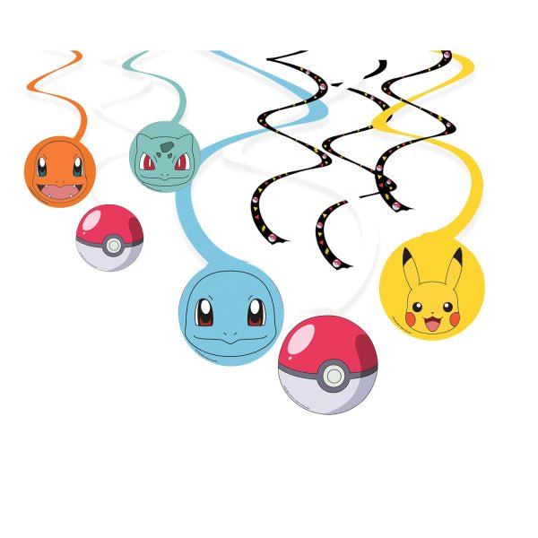 Pokemon Decoratie Set 60cm 6 delig van Riethmueller koop je bij Partywinkel