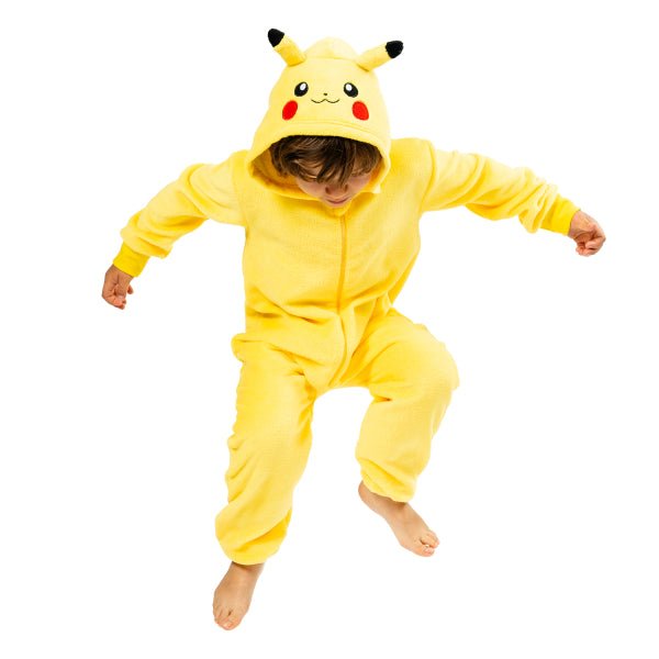 Pokemon Onesie Geel Kind Pikachu van Riethmueller koop je bij Partywinkel