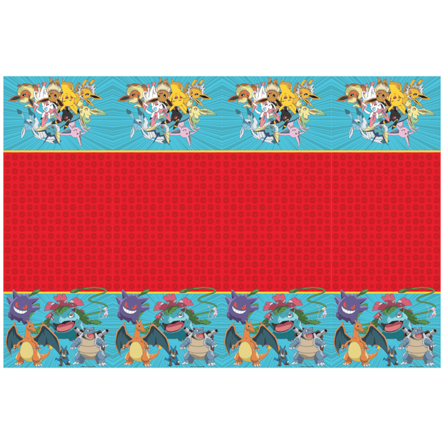 Pokemon Tafelkleed Plastic 1,8m van Procos koop je bij Partywinkel