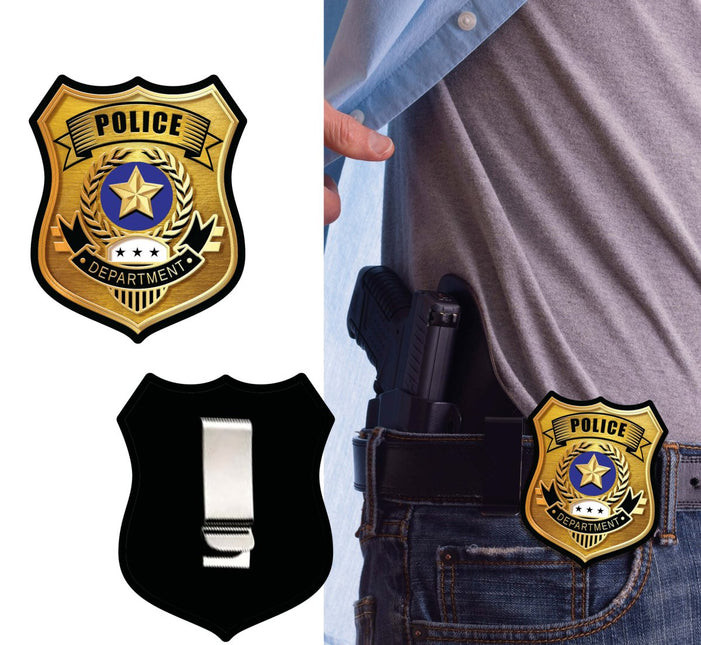 Politie Badge Goud van Fiestas Guirca koop je bij Partywinkel
