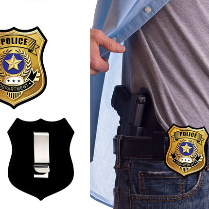 Politie Badge Goud van Fiestas Guirca koop je bij Partywinkel