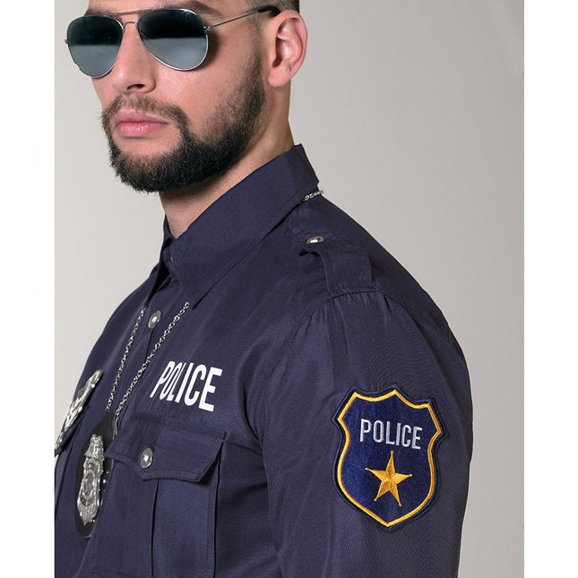 Politie Blouse Heren van Boland koop je bij Partywinkel