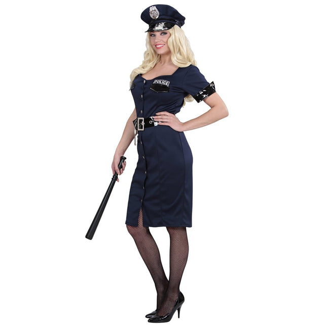 Politie Jurk Donkerblauw Dames van Widmann koop je bij Partywinkel