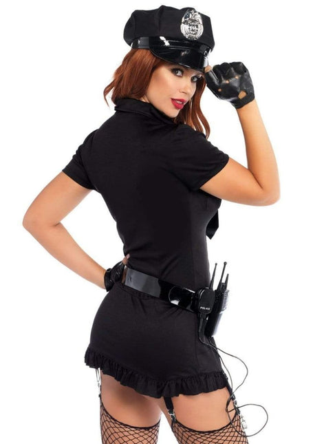 Politie Jurk Zwart Dames Dirty Cop Leg Avenue van Leg Avenue koop je bij Partywinkel