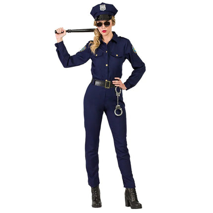 Politie Kostuum Blauw Dames van Boland koop je bij Partywinkel