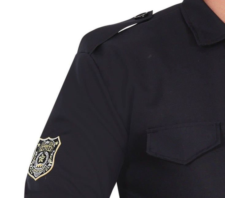 Politie Kostuum Zwart Heren van Fiestas Guirca koop je bij Partywinkel