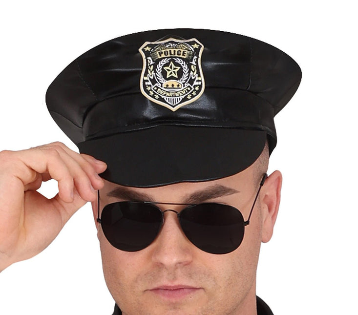 Politie Kostuum Zwart Heren Sexy van Fiestas Guirca koop je bij Partywinkel