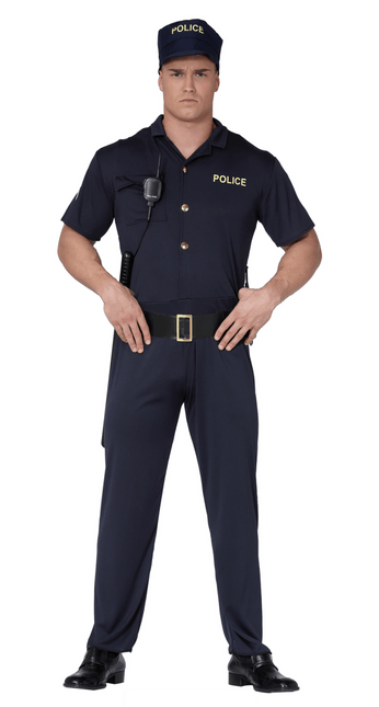 Politie Pak Blauw Heren van Fiestas Guirca koop je bij Partywinkel