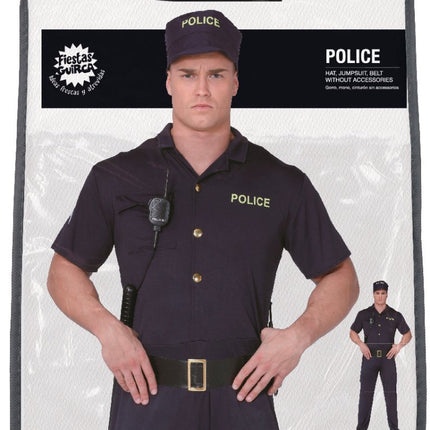Politie Pak Blauw Heren van Fiestas Guirca koop je bij Partywinkel