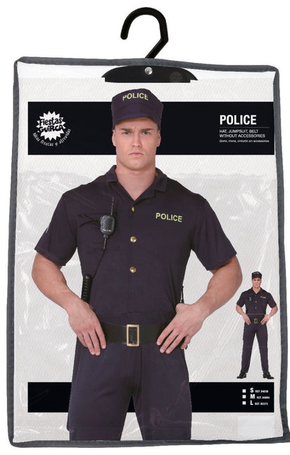 Politie Pak Blauw Heren van Fiestas Guirca koop je bij Partywinkel