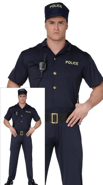 Politie Pak Blauw Heren van Fiestas Guirca koop je bij Partywinkel