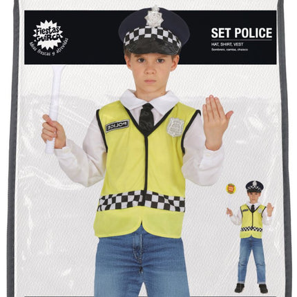 Politie Pak Kind 3 delig van Fiestas Guirca koop je bij Partywinkel