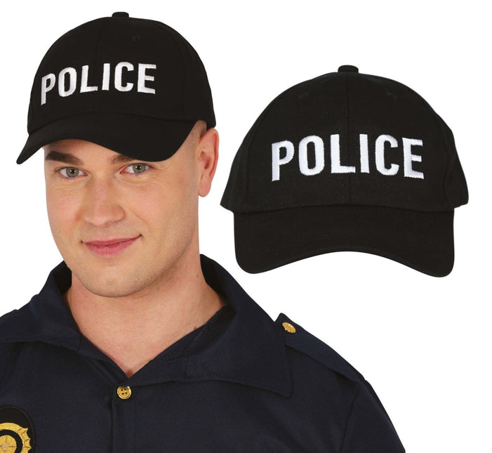 Politie Pet Zwart van Fiestas Guirca koop je bij Partywinkel