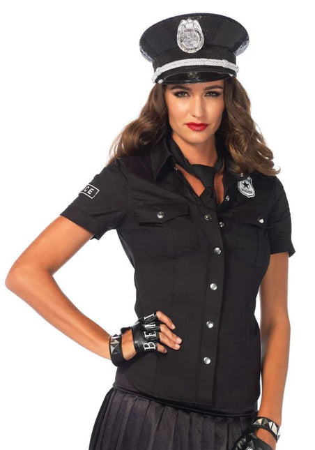 Politie Shirt Dames Leg Avenue van Leg Avenue koop je bij Partywinkel