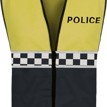 Politie Vest Geel Zwart van Fiestas Guirca koop je bij Partywinkel
