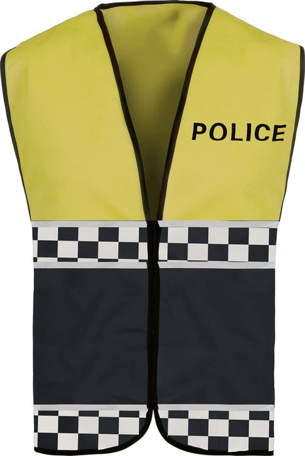 Politie Vest Geel Zwart van Fiestas Guirca koop je bij Partywinkel