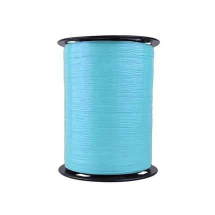 Polyband mat licht blauw (500mx5mm) van Haza Witbaard koop je bij Partywinkel