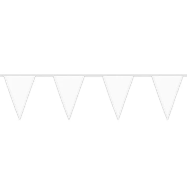 Polyester vlaggenlijn wit (26 x 18 cm)(6 m) van Boland koop je bij Partywinkel