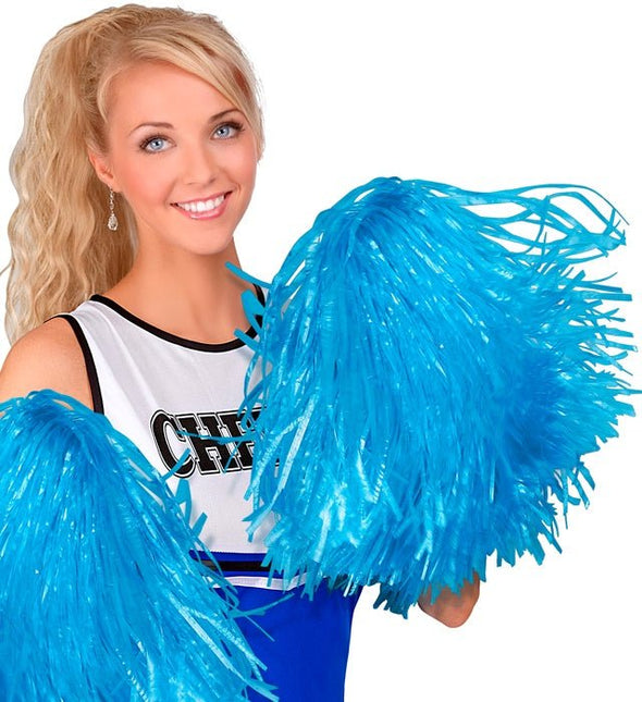 Pom Pom Blauw 1 stuk van Widmann koop je bij Partywinkel