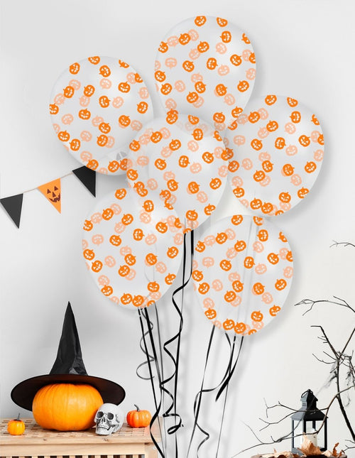 Pompoen Confetti Ballon 10st van Fiestas Guirca koop je bij Partywinkel