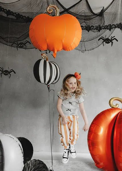 Pompoen Haarband Zwart Oranje van Partydeco koop je bij Partywinkel