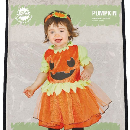 pompoen Halloween Jurk Baby van Fiestas Guirca koop je bij Partywinkel