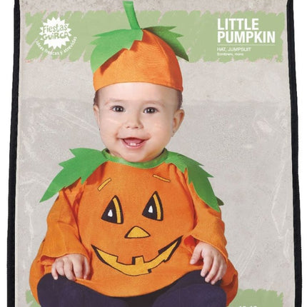 Pompoen Halloween Kostuum Baby Oranje van Fiestas Guirca koop je bij Partywinkel