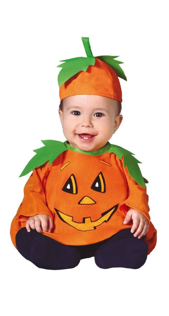 Pompoen Halloween Kostuum Baby Oranje van Fiestas Guirca koop je bij Partywinkel